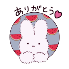 [LINEスタンプ] ふわふわうさちゃん