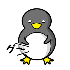[LINEスタンプ] 食い意地の張ったユリペン