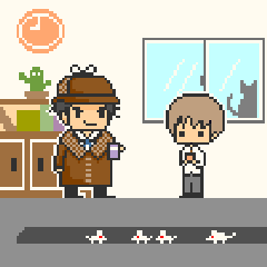 [LINEスタンプ] 探偵さんと助手くんと仲間たち その3