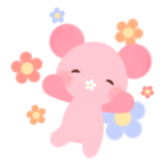 [LINEスタンプ] ハナくまちゃん