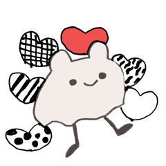 [LINEスタンプ] いろんなうさぎおばけ