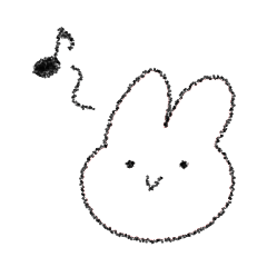 [LINEスタンプ] ちっちゃなうさぎさん