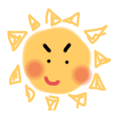 [LINEスタンプ] ペロのたいようくん