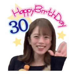 [LINEスタンプ] HappyBirthDayなっちゃん