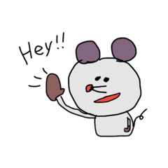 [LINEスタンプ] みんな大好きねずみくん♡