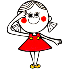 [LINEスタンプ] プリティ女児シリーズ「ひーちゃん」