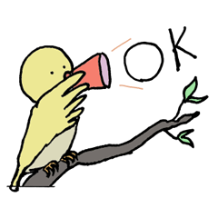 [LINEスタンプ] 鳥とハトのスタンプ
