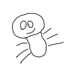 [LINEスタンプ] モヤモヤ君、一文字漢字セット