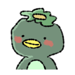 [LINEスタンプ] ゆるいかっぱさん