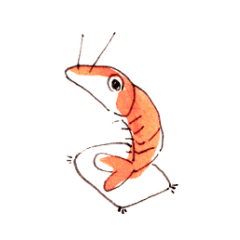[LINEスタンプ] エビ！
