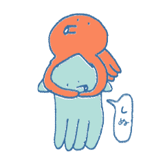 [LINEスタンプ] たこいか