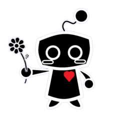 [LINEスタンプ] 【日常】小さなロボット「マメロボ」