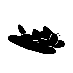 [LINEスタンプ] 黒猫ismプチ