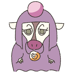 [LINEスタンプ] よく当たる！？ 占い師 シナモ〜