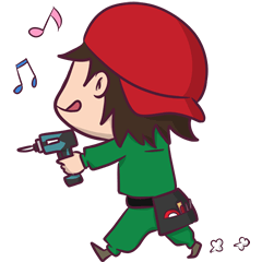 [LINEスタンプ] 不動産リフォームDIYer