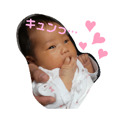 [LINEスタンプ] のんちゃんの成長記録（0～2）