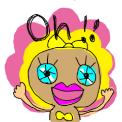 [LINEスタンプ] ぴーなつのおんなのこ ぴーなっちゃん2