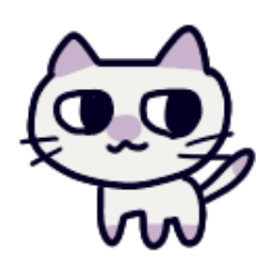 [LINEスタンプ] 控えめなにゃんこ