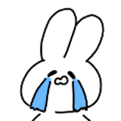 [LINEスタンプ] 生理で体調不良なうさぎ