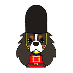 [LINEスタンプ] キャバリア ロンドン 2