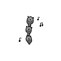[LINEスタンプ] ちいさいラッコ