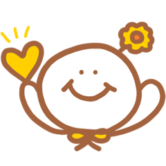 [LINEスタンプ] みんなだいすき！おはなちゃん！