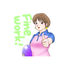 [LINEスタンプ] ボウリング・ラブ・スタンプ4