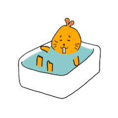[LINEスタンプ] ハダカデバネズミちゃん