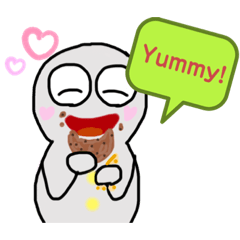 [LINEスタンプ] かわいいオバケ しぃちゃんの英会話