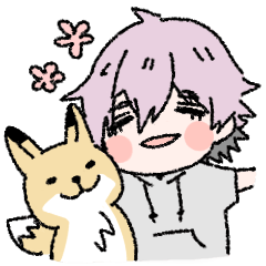 [LINEスタンプ] だいちくんとこきつね (JP)