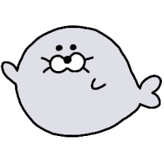 [LINEスタンプ] まんまるあざらしスタンプ