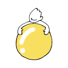 [LINEスタンプ] やあくん 〈ラッキーカラー編〉