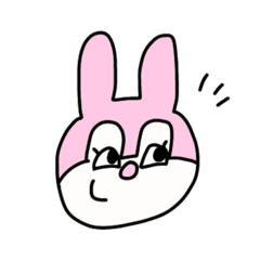 [LINEスタンプ] いろいろとアウトなうさぎてゃん