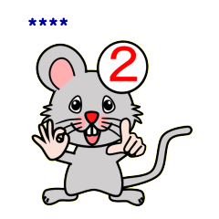 [LINEスタンプ] ネズミのカスタムスタンプ第2弾の画像（メイン）