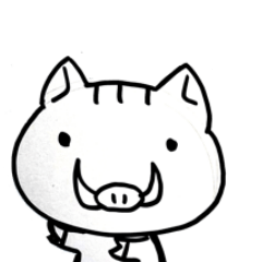 [LINEスタンプ] マイペースいのしし