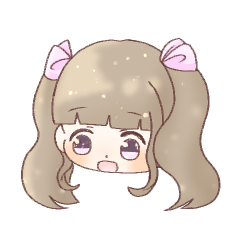 [LINEスタンプ] うさ耳ヘア女の子