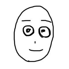 [LINEスタンプ] 授業中の落書きの顔