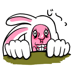 [LINEスタンプ] ラビッ人さん！