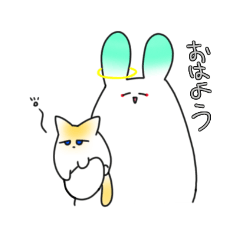 [LINEスタンプ] 宇宙うさぎとコネコ