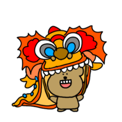 [LINEスタンプ] クマですね。in China