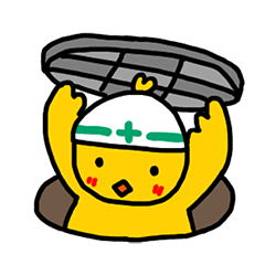 [LINEスタンプ] 建設現場ではたらくぴぴちゃん