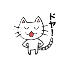 [LINEスタンプ] 元気ねこマル坊