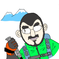 [LINEスタンプ] 山男の日常【趣味編】