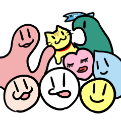 [LINEスタンプ] まるみとゆかいな仲間たち