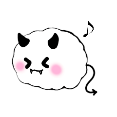 [LINEスタンプ] ワタ悪魔