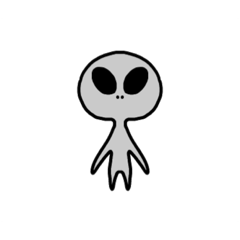 [LINEスタンプ] 宇宙人のスタンプ 1