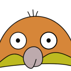 [LINEスタンプ] ゆけ！シロハラインコ！