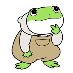 [LINEスタンプ] カエルの大五郎の画像（メイン）