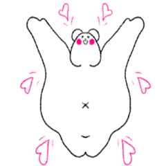 [LINEスタンプ] チーククマ