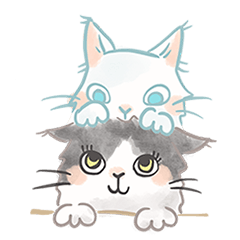 [LINEスタンプ] ノル猫たちのハッピーライフ
